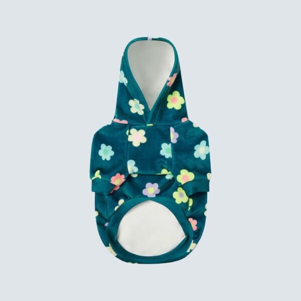 Daisy Dog Hoodie - Green - Image 3