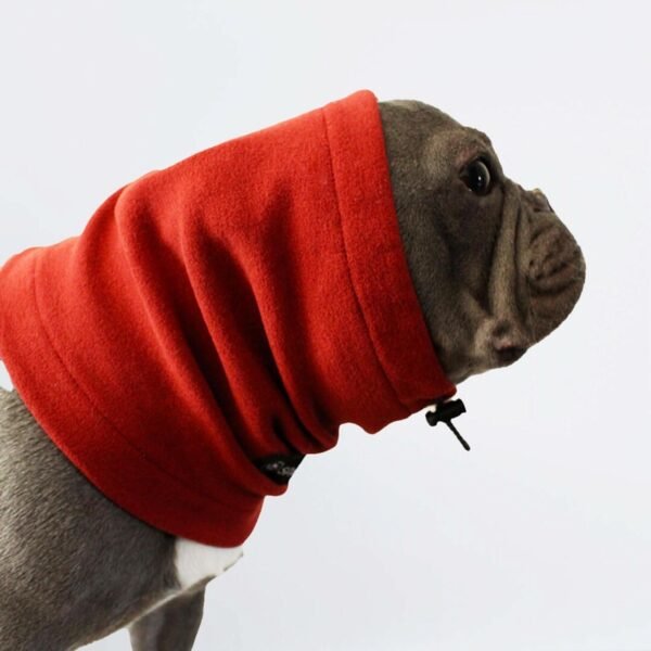 Anxiety Calming Dog Earmuff Protector - Red - Image 3