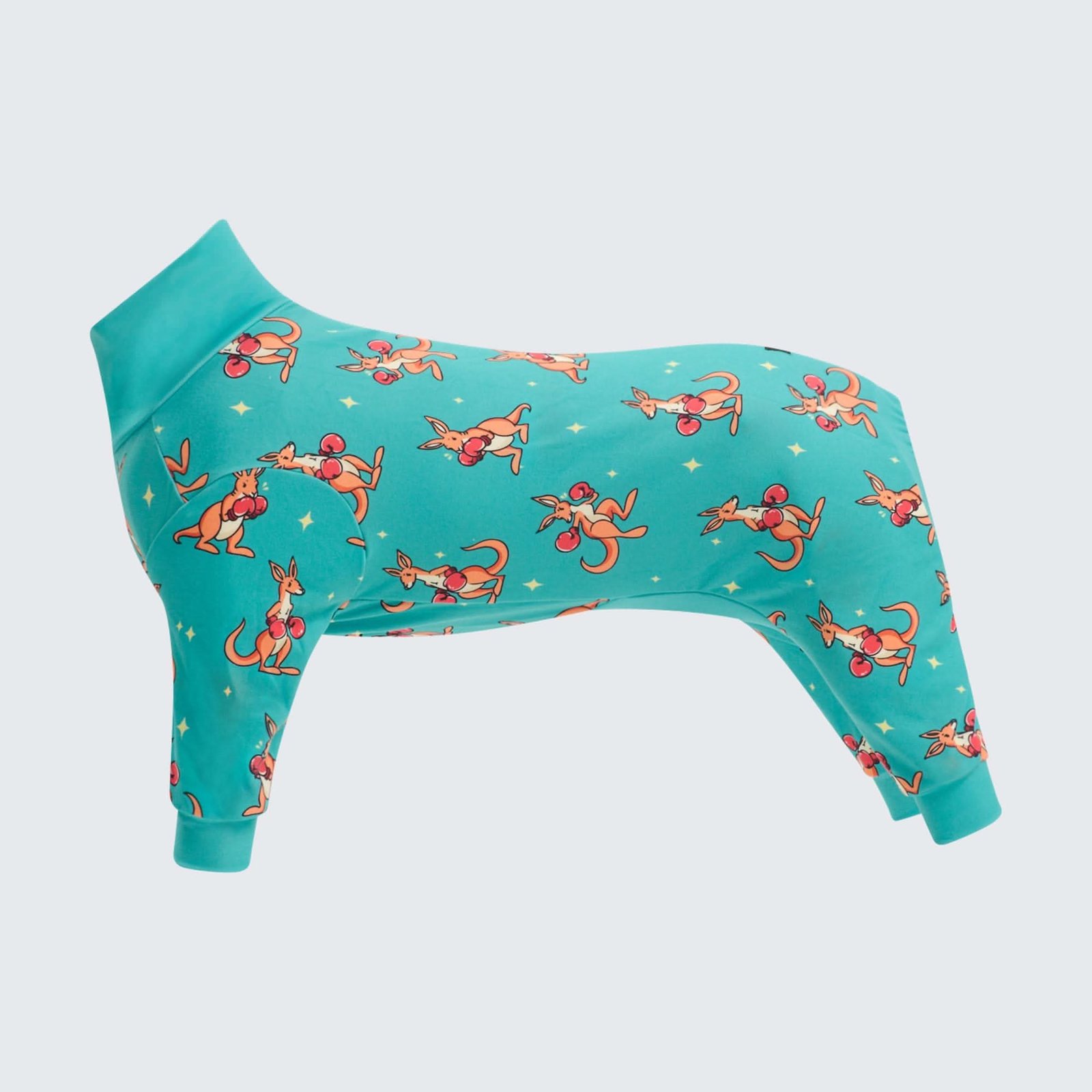 Dog Pajama - Boxing Kangaroo - Blue - Image 6