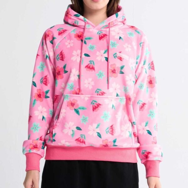 Blossom Human Hoodie - Pink - Image 2