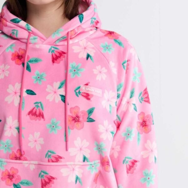 Blossom Human Hoodie - Pink - Image 3
