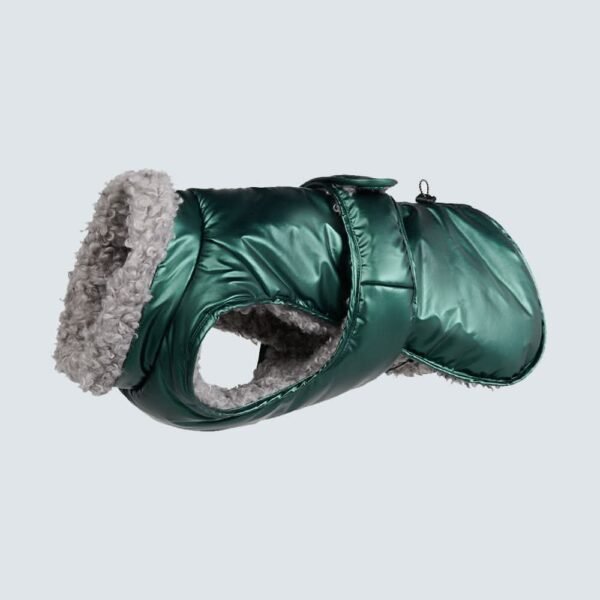 Slip-on Insulated Jacket - Metallic Green - Image 3