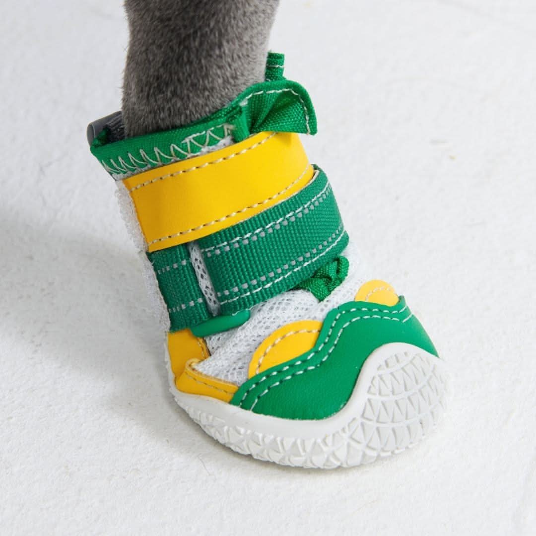 Hot Pavement Pawtector Dog Shoes - Green Yellow - Image 4