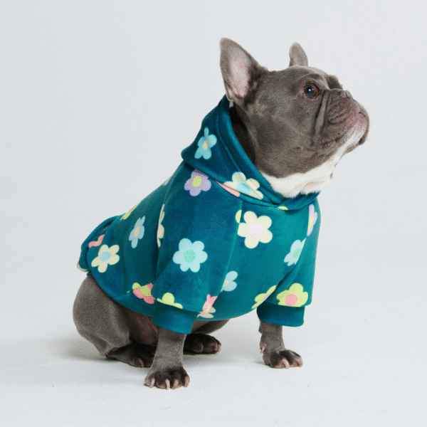 Daisy Dog Hoodie - Green - Image 6
