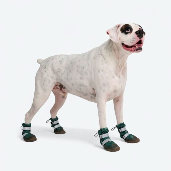 Flex Shell Water-resistant Dog Boots - Green Camo - Image 5