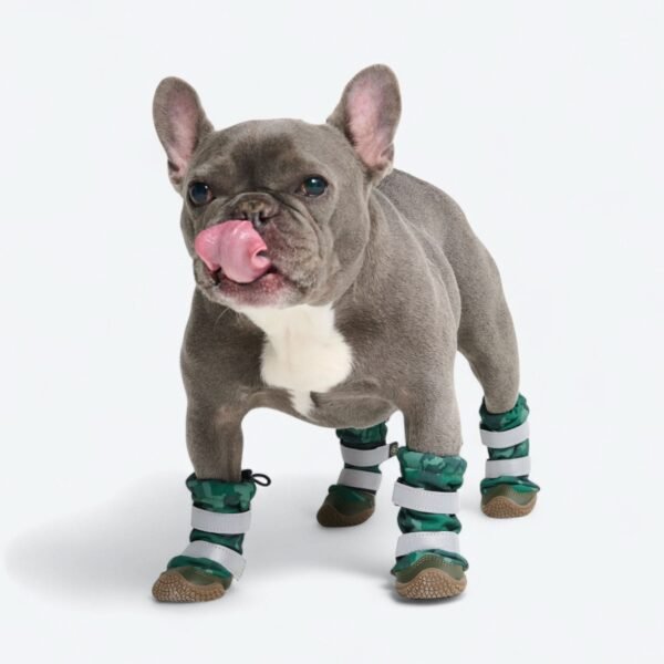 Flex Shell Water-resistant Dog Boots - Green Camo - Image 7