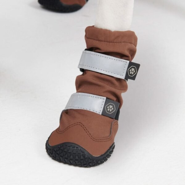 Flex Shell Water-resistant Dog Boots - Brown - Image 5