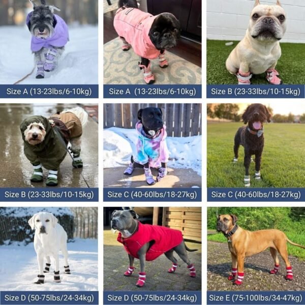 Flex Shell Water-resistant Dog Boots - Red - Image 3
