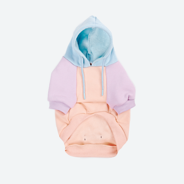 Cotton Candy Dog Hoodie - Image 2