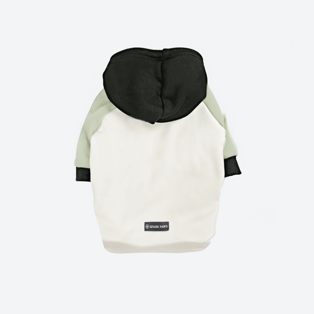 Olive Cream Dog Hoodie - Image 3