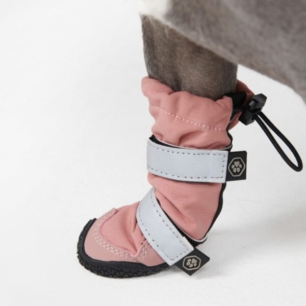 Flex Shell Water-resistant Dog Boots - Pink - Image 4
