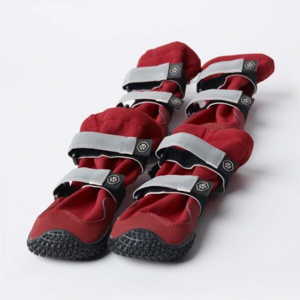 Flex Shell Water-resistant Dog Boots - Red - Image 6