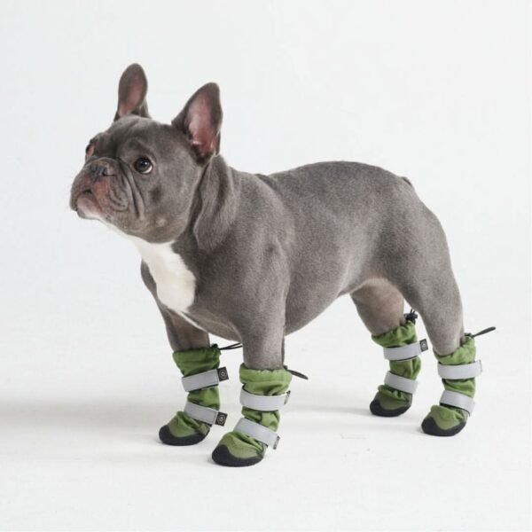Flex Shell Water-resistant Dog Boots - Green - Image 3