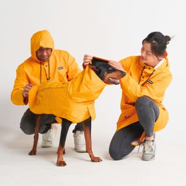 Breatheshield™ Human Raincoat - Mustard Yellow - Image 5